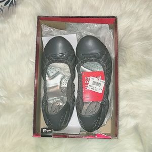 Dark Gray Ballet Flats